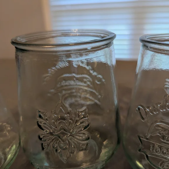 Set of 4 Clear Glass Tumblers - Picture 5 of 7